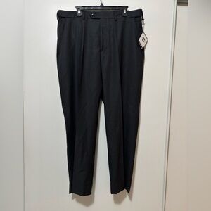 Paul Fredrick Men's charcoal Dress Pants